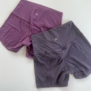 2 lululemon align shorts